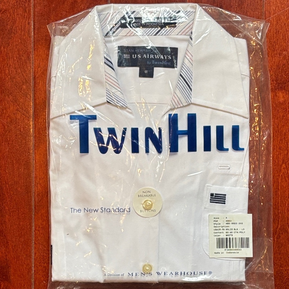 ✈️👩‍✈️🛩️ Authentic Flight Attendant Button Down Shirt